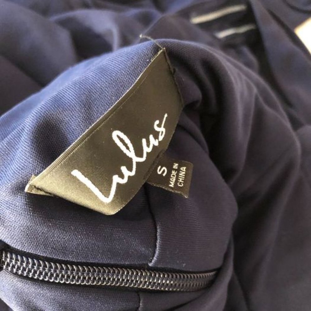 Like New Women's Navy Blue Dress | Size S | Prom Dress | Occasion Dress - Picture 2 of 5